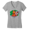 pizza cat Women's V-Neck T-Shirt