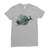 tropical santa Ladies Fitted T-Shirt