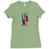 i run like a girl try to keep up Ladies Fitted T-Shirt