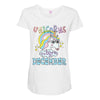 unicorns are born in december cute unicorn Maternity Scoop Neck T-shirt