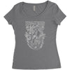 krampus Women's Triblend Scoop T-shirt