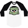 monster owls   frankenstein 3/4 Sleeve Shirt