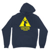 caution shapes being thrown printed Hoodie