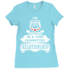 I Am Bulldog Actually In A Very Commited Relationship Ladies Fitted T-Shirt