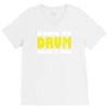 born to drum forced to work V-Neck Tee
