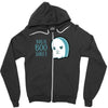 boo sheet Zipper Hoodie