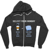 select your monday Zipper Hoodie