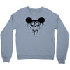 dead mickey mouse halloween Crewneck Sweatshirt