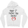 happy 1st father day Zipper Hoodie