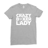 crazy boxer lady Ladies Fitted T-Shirt