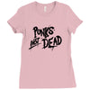 punks not dead exploited punk rock hooded sweatshirt vintage style dis Ladies Fitted T-Shirt