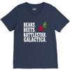 bears beets battlestar galactica V-Neck Tee