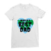World's Best Dad Look Like Ladies Fitted T-Shirt