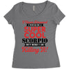i never dreamed i would be a super cool scorpio but here i am killing Women's Triblend Scoop T-shirt