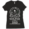 Golfer Dad Ladies Fitted T-Shirt