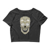 skull plants Crop Top