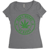 don't worry be happy Women's Triblend Scoop T-shirt