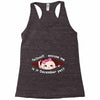 December  Peeking Out Asian Baby Girl Racerback Tank