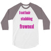 i cut hair 3/4 Sleeve Shirt