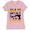 IF BROTHER IN LAW CAN'T FIX IT THAN NO ONE CAN FIX IT Ladies Fitted T-Shirt