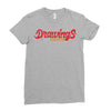 Drawing Ladies Fitted T-Shirt