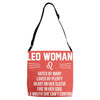 Leo Woman Adjustable Strap Totes