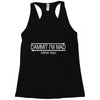 dammit palindrome Racerback Tank