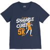 shamble to the cure zombie 5k V-Neck Tee