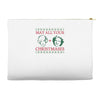 golden christmas Accessory Pouches