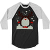 christmas t shirt santa reindeer penguin novelty xmas 3/4 Sleeve Shirt