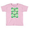 sad alien and daisy nineties grunge pattern Toddler T-shirt
