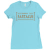 behold fartacus fart humorous Ladies Fitted T-Shirt