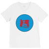 please blu V-Neck Tee