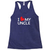 I Love My Uncle Racerback Tank
