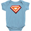 nwt iron man classic heart core glow in dark marvel Baby Onesie