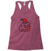 candy cane cat Racerback Tank