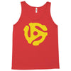 45 rpm vinyl record t shirt dj music records mens ladies tee funny Tank Top