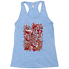 rood en wit Racerback Tank