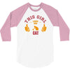 This Girl Loves Her Cat 3/4 Sleeve Shirt