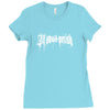 all shall perish logo Ladies Fitted T-Shirt