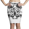 gas mask Pencil Skirts