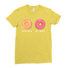 your wife my wife donuts Ladies Fitted T-Shirt
