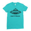 i want to believe Ladies Fitted T-Shirt