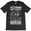 Veteran Don't Thank Me Thank My Grandpa Who Never Came Back T-Shirt