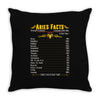 Aries Facts Zodiac Throw Pillow