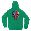 skull u.s.a. back Unisex Hoodie