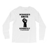 introverts unite separately in your own homes black Long Sleeve Shirts