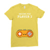 Waiting for Player 3 Gamer Ladies Fitted T-Shirt