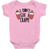 i don't give a crappe Baby Bodysuit