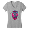 crime fighters club Women's V-Neck T-Shirt